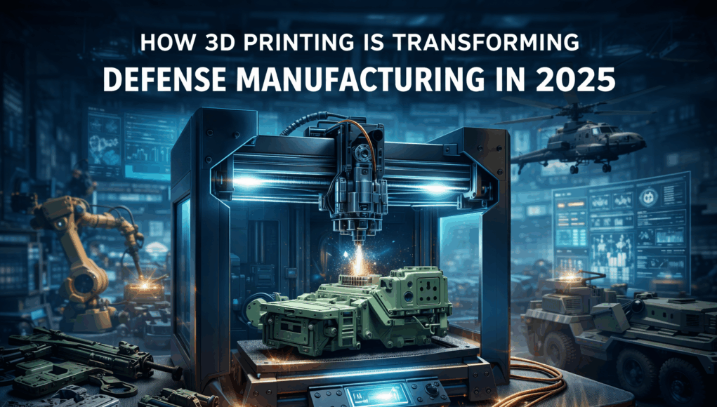 How 3D Printing Is Transforming Defense Manufacturing in 2025