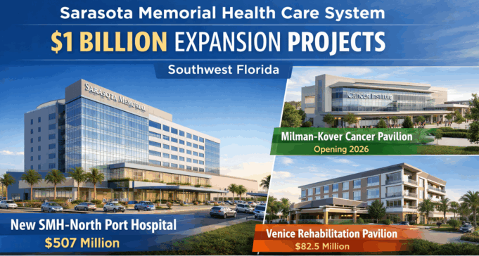 Sarasota Memorial Health Care System Invests $1 Billion in New Hospital, Cancer Center, and Expansion Projects Across Southwest Florida Sarasota Memorial Health Care System