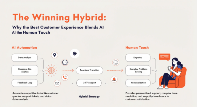 The Winning Hybrid: Why the Best Customer Experience Blends AI with the Human Touch AI and human customer experience