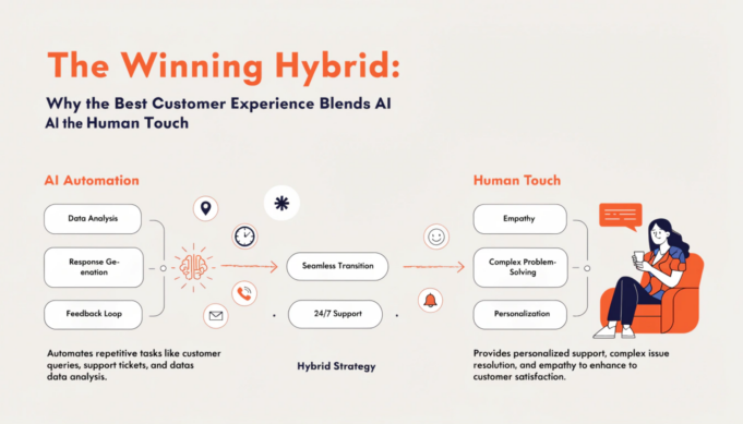 The Winning Hybrid: Why the Best Customer Experience Blends AI with the Human Touch AI and human customer experience