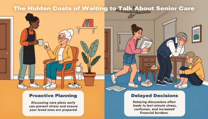 The Hidden Costs of Waiting to Talk About Senior Care Hidden Costs of Delaying Senior Care Planning