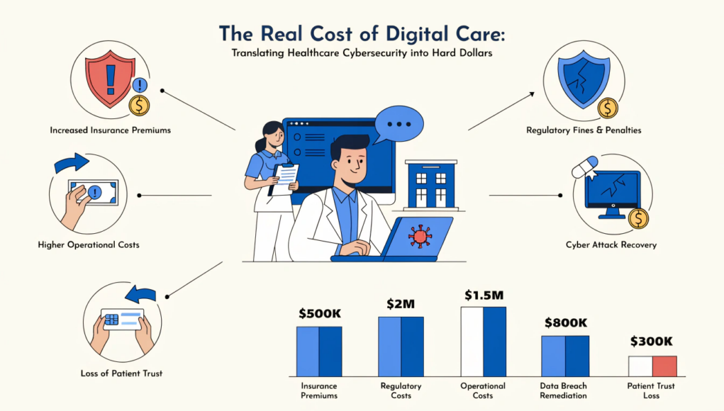 The Real Cost of Digital Care: Translating Healthcare Cybersecurity into Hard Dollars Why Healthcare Cybersecurity Needs a Financial Translation