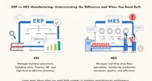ERP vs MES Manufacturing: Understanding the Difference and When You Need Both ERP vs MES manufacturing