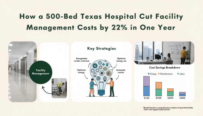 How a 500-Bed Texas Hospital Cut Facility Management Costs by 22% in One Year hospital facility cost reduction Texas
