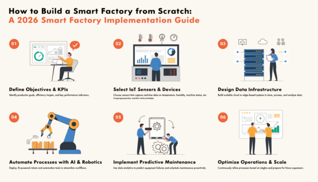 How to Build a Smart Factory from Scratch: A 2026 Smart Factory Implementation Guide smart factory implementation guide
