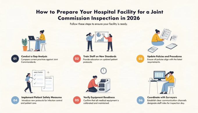 How to Prepare Your Hospital Facility for a Joint Commission Inspection in 2026 Joint Commission inspection hospital