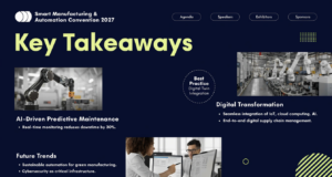 Inside the Smart Manufacturing & Automation Convention 2027: Key Takeaways Smart Manufacturing Convention