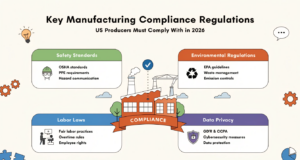 Key Manufacturing Compliance Regulations US Producers Must Comply With in 2026 manufacturing compliance regulations USA 2026