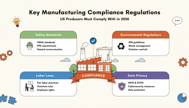 Key Manufacturing Compliance Regulations US Producers Must Comply With in 2026 manufacturing compliance regulations USA 2026