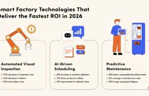 Smart Factory Technologies That Deliver the Fastest ROI in 2026 smart factory ROI 2026