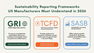 manufacturing sustainability reporting 2026