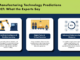 Top Manufacturing Technology Predictions for 2027: What the Experts Say manufacturing technology forecast 2027