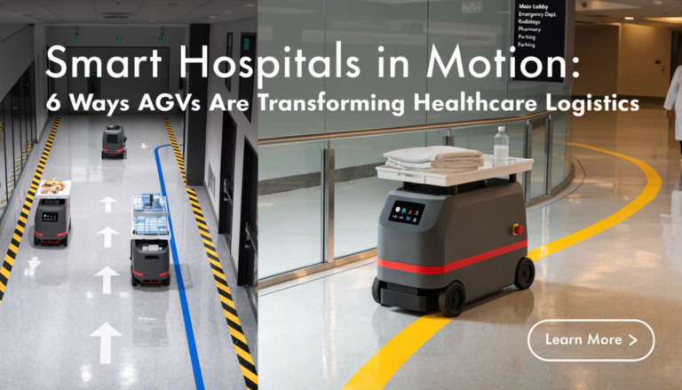 AGVs hospital logistics