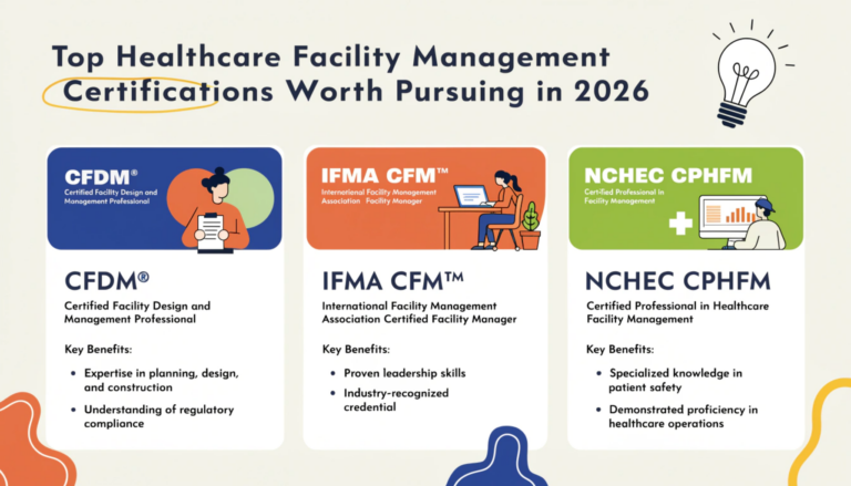 healthcare facility manager certification